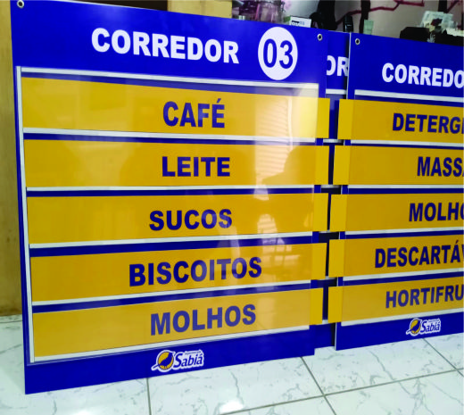 Placas de supermercado